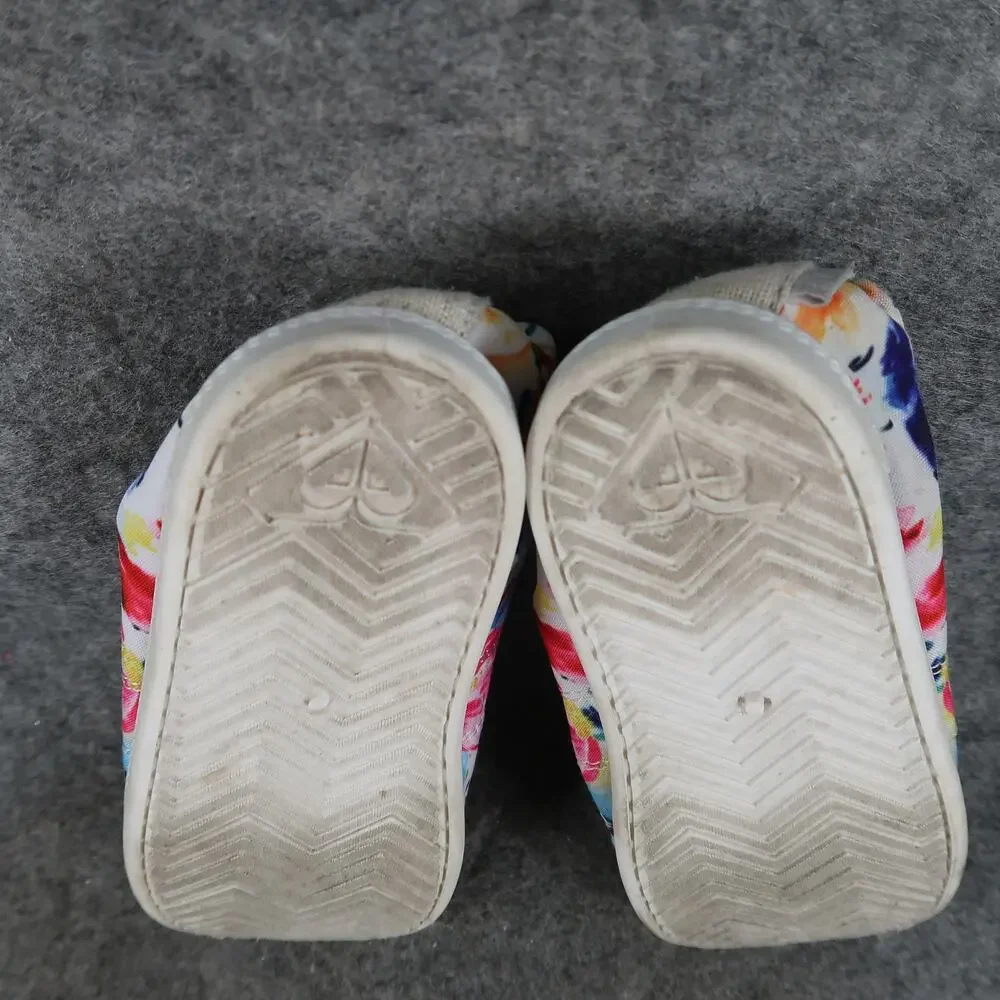 Roxy Shoes Kids Toddler 10 Sneakers Bayshore Hook N Loop Colorful Easy On Casual